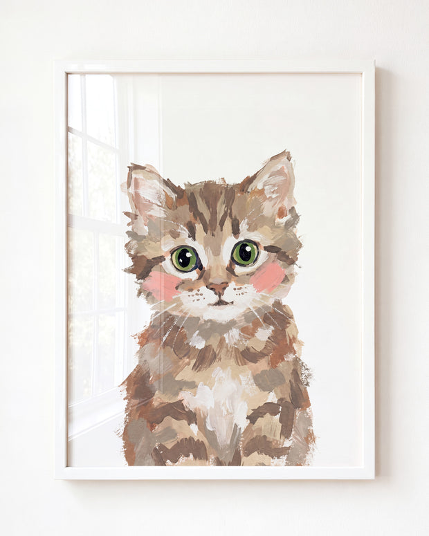 Little Painted Tabby Cat