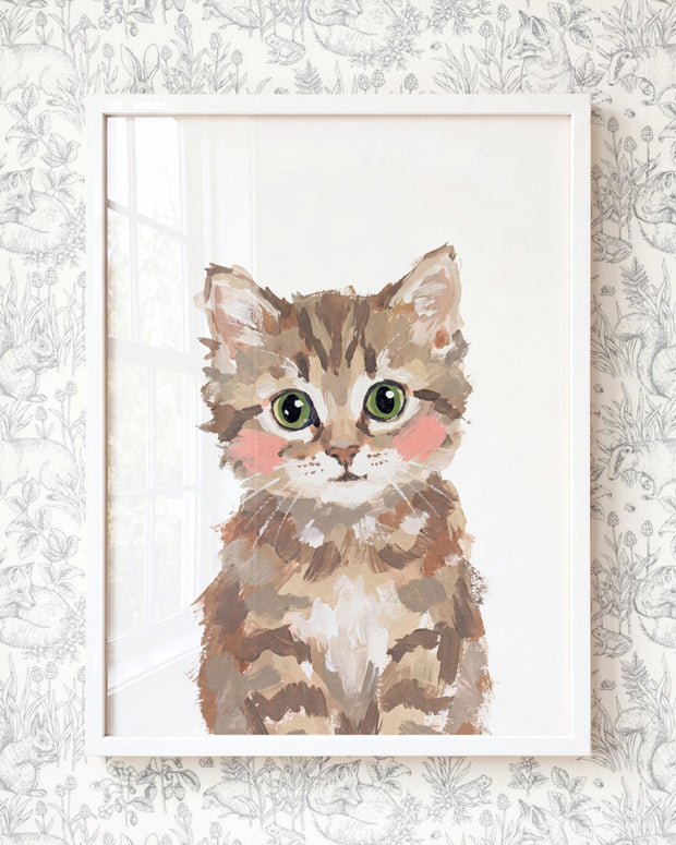 Little Painted Tabby Cat