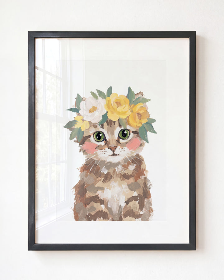 Little Painted Tabby Cat