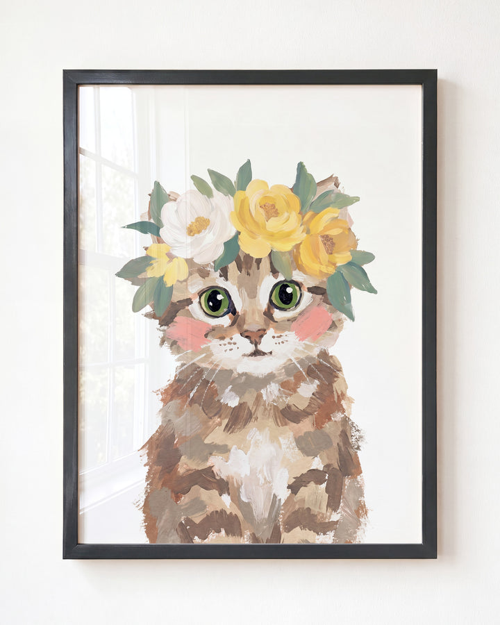 Little Painted Tabby Cat