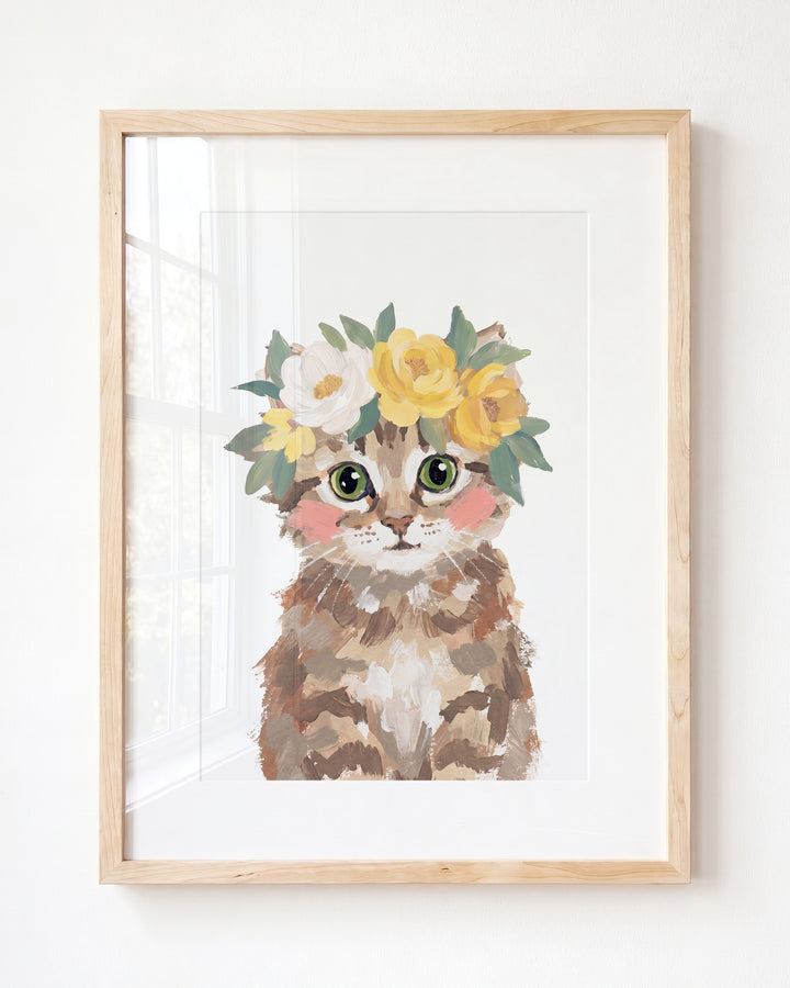 Little Painted Tabby Cat