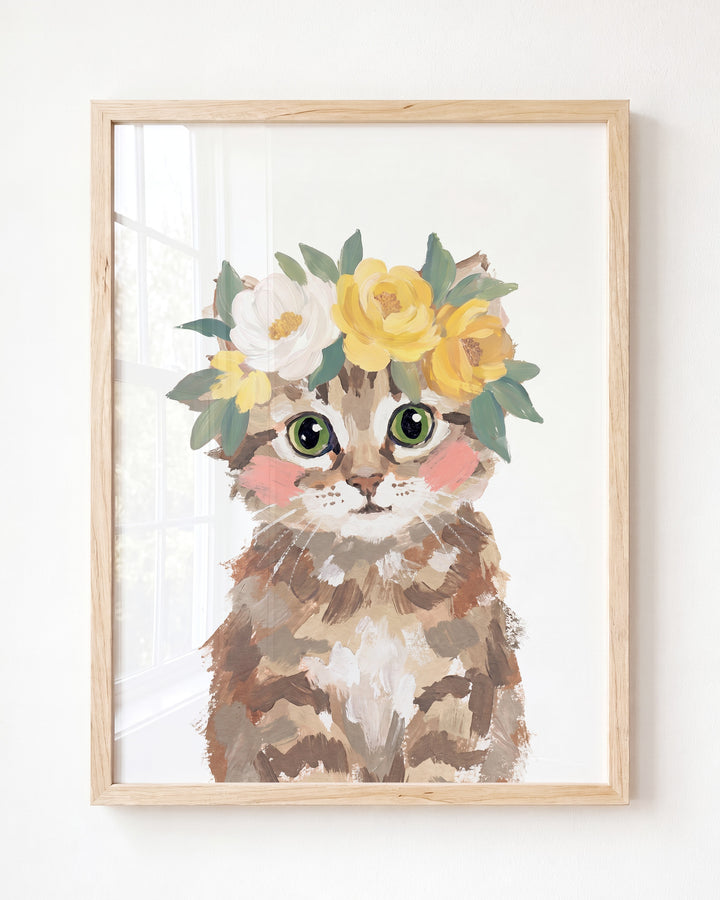 Little Painted Tabby Cat