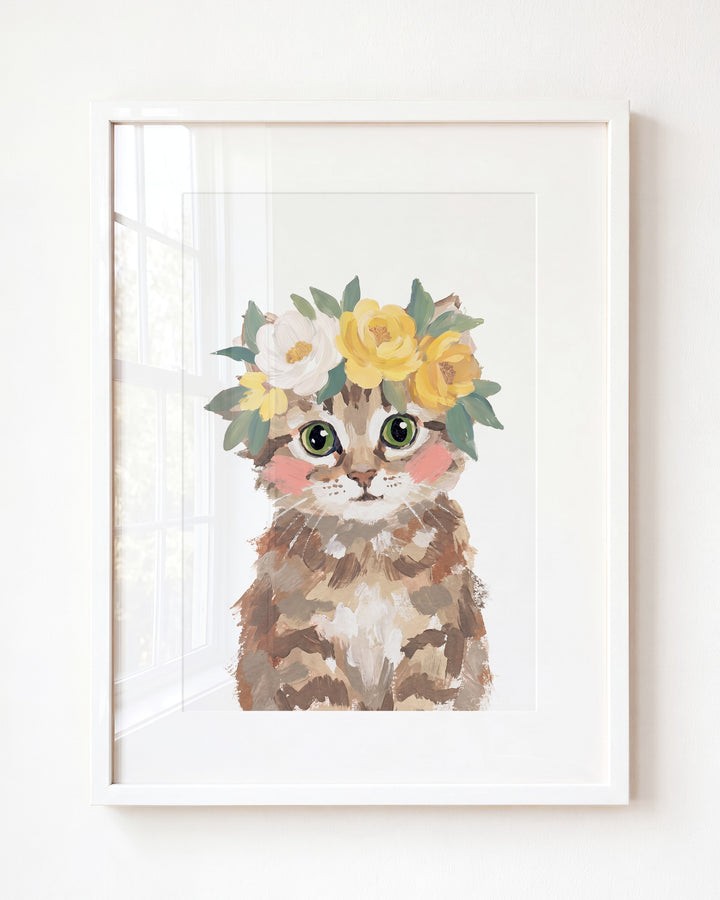 Little Painted Tabby Cat