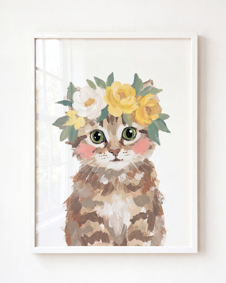 Little Painted Tabby Cat