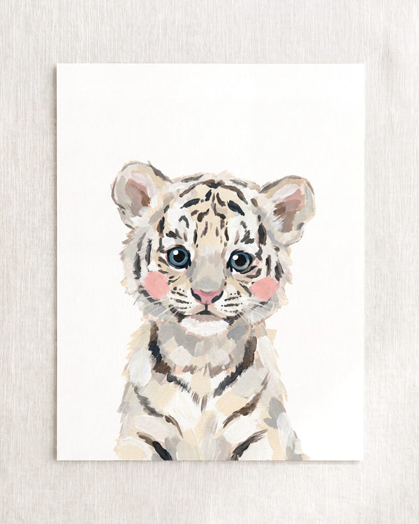 Little Painted Tiger-White