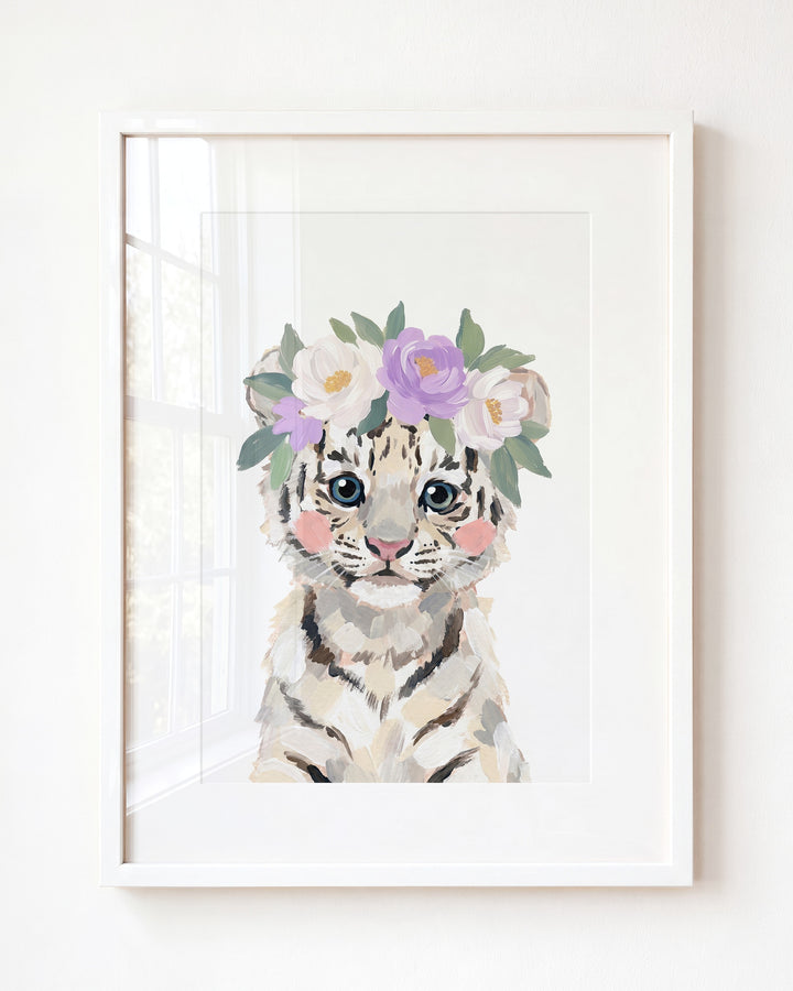 Little Painted Tiger-White