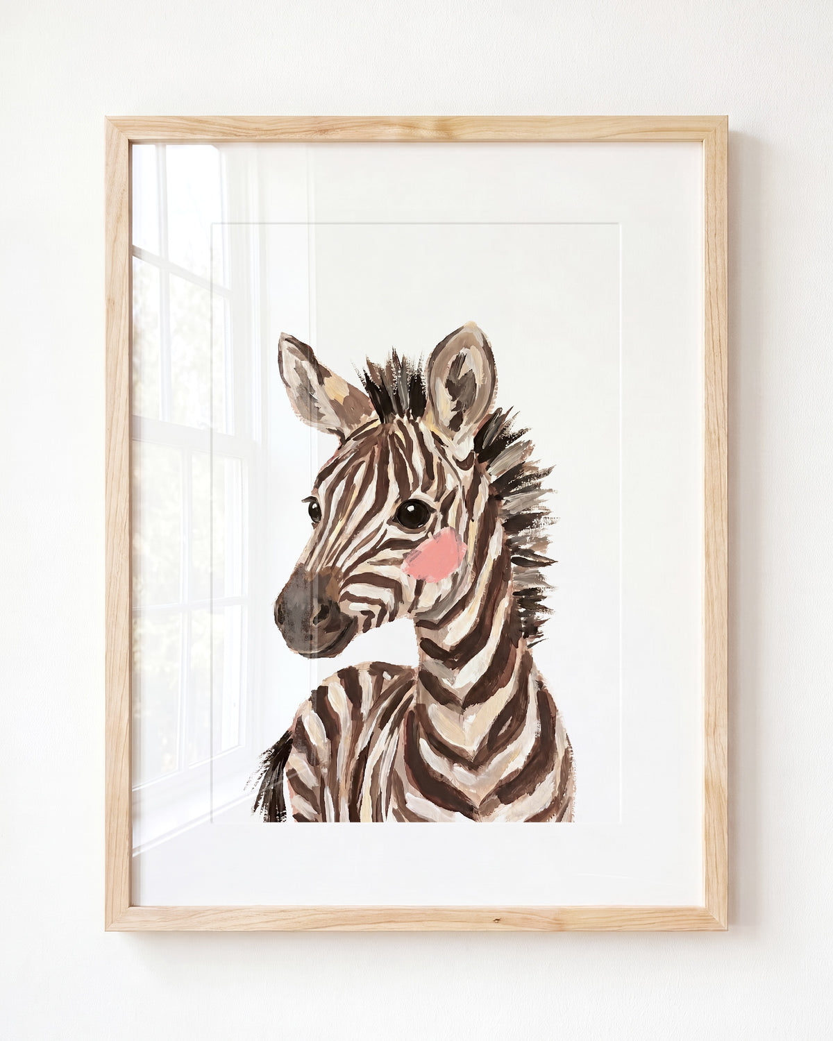 Little Painted Zebra - Framed Art
