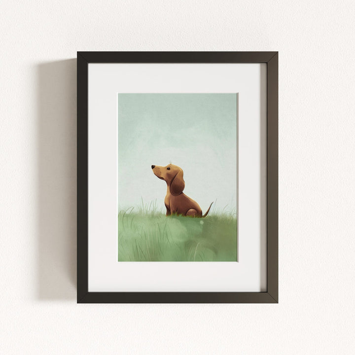 Nursery Art Picture Book Puppies Prints