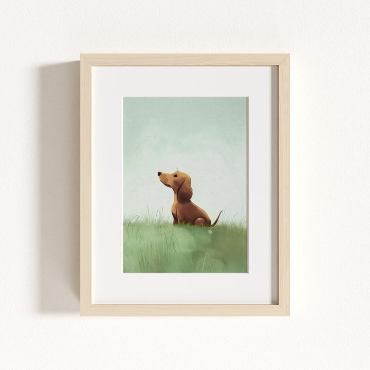 Nursery Art Picture Book Puppies Prints