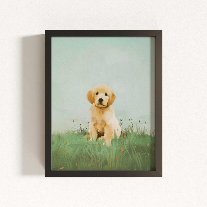 Nursery Art Picture Book Puppies Prints