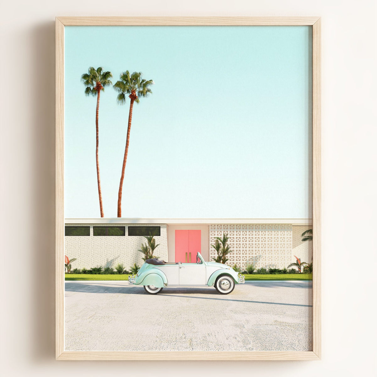 Palm Springs Scene No. 1 — Framed