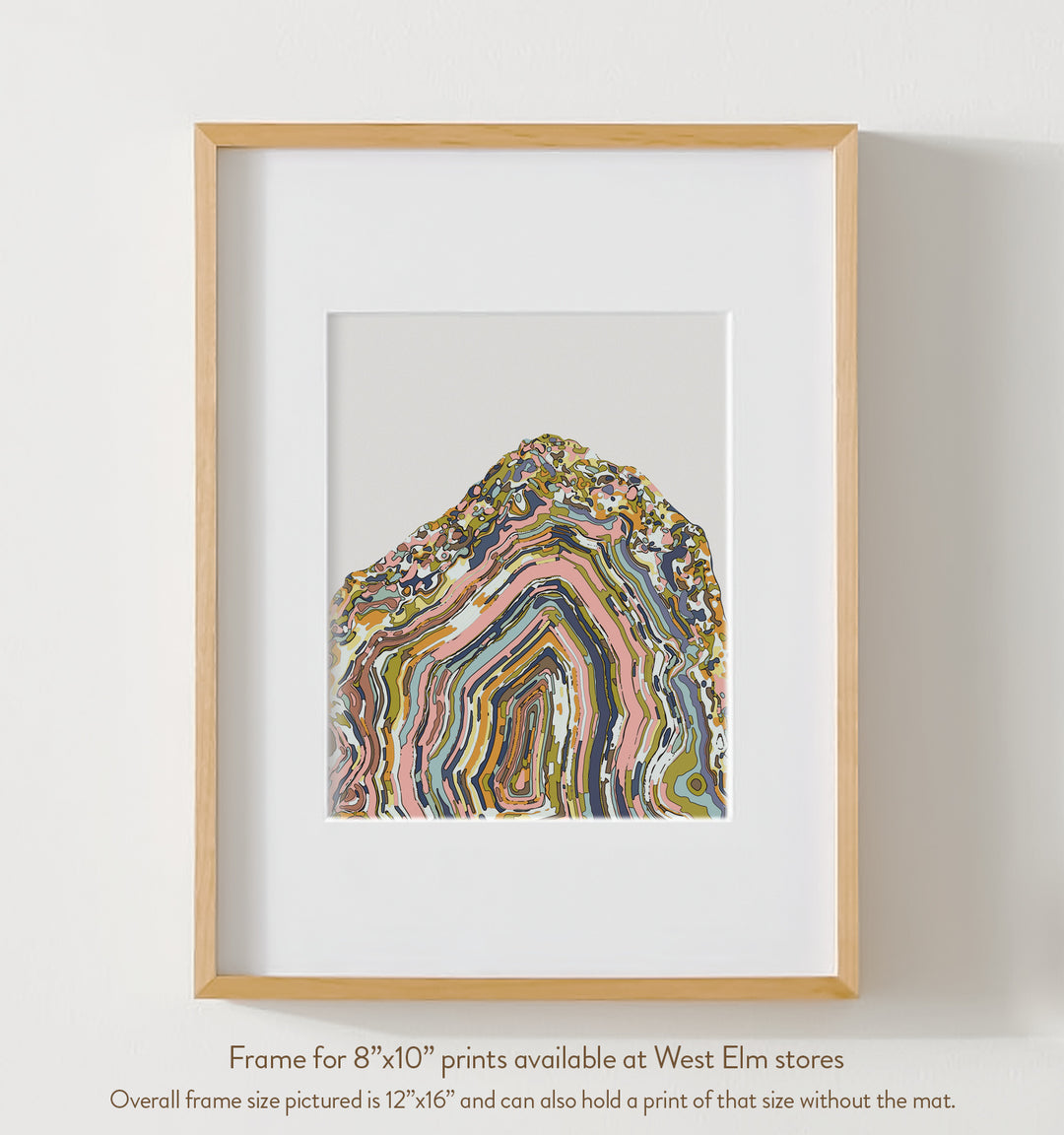 Pastel Abstract Geode