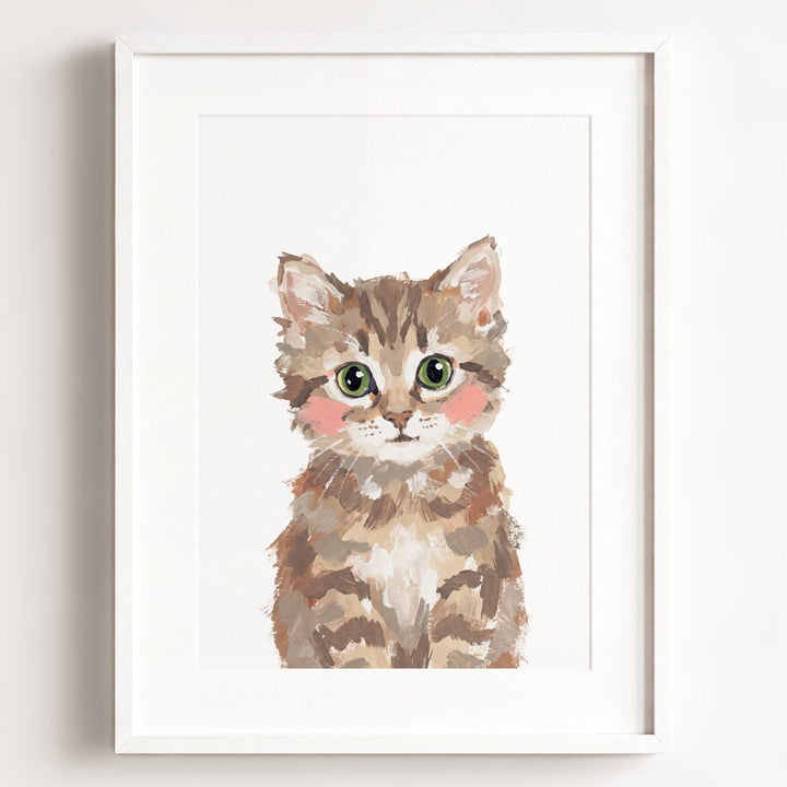 Little Painted Tabby Cat