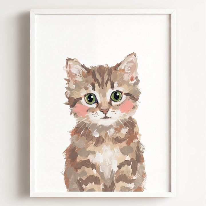 Little Painted Tabby Cat