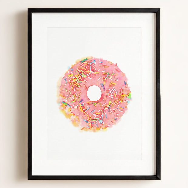 Pink Donut – Framed