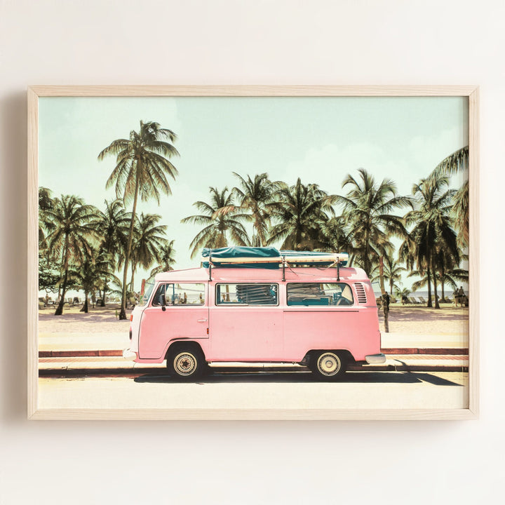 Pink VW Bus Love