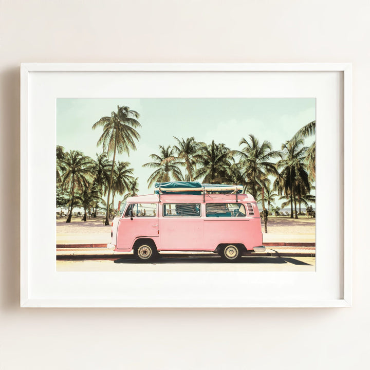 Pink VW Bus Love