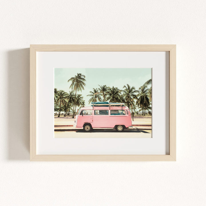 Pink VW Bus Love