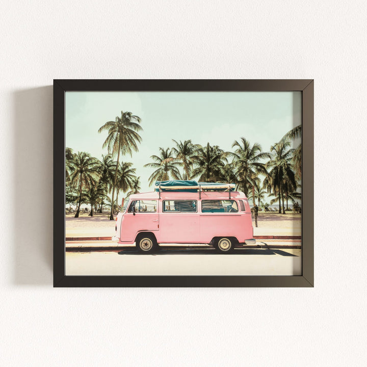 Pink VW Bus Love