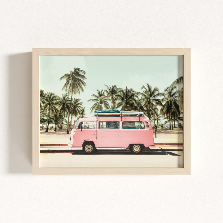 Pink VW Bus Love