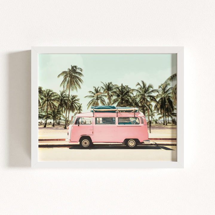 Pink VW Bus Love