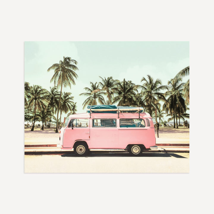 Pink VW Bus Love