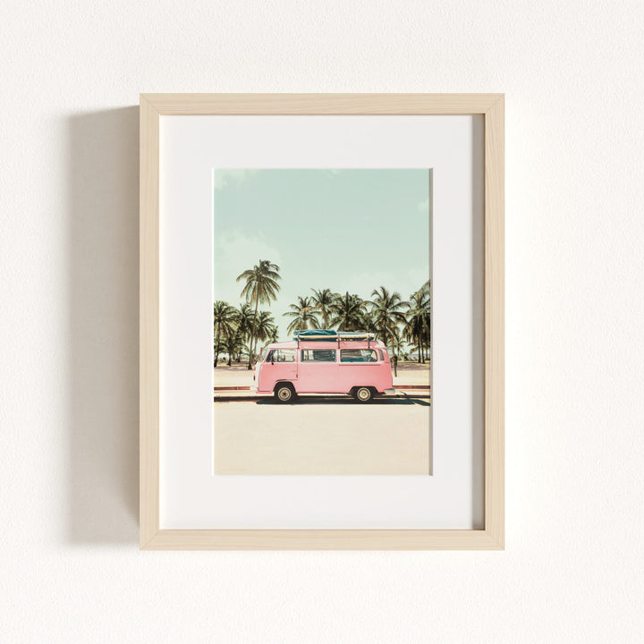 Pink VW Bus Love