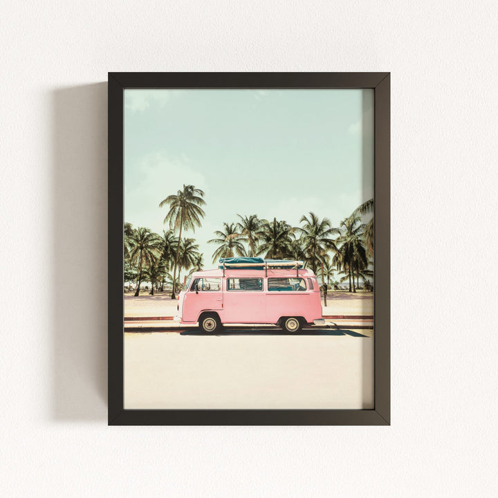 Pink VW Bus Love