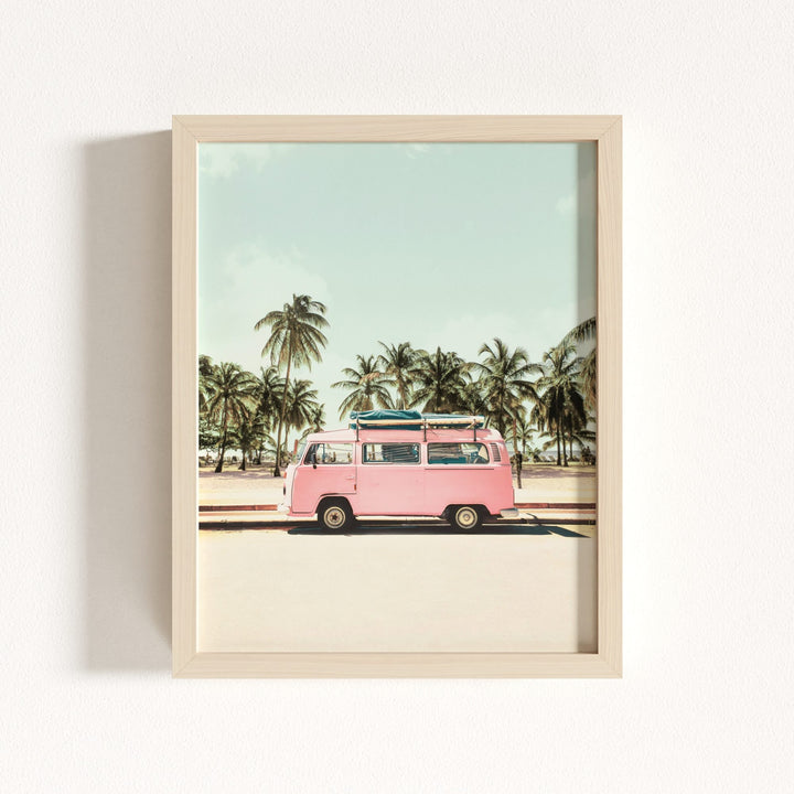 Pink VW Bus Love