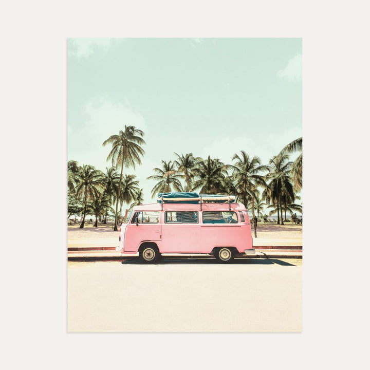 Pink VW Bus Love
