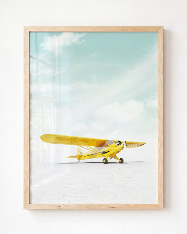 Piper J-3 Cub Airplane — Framed