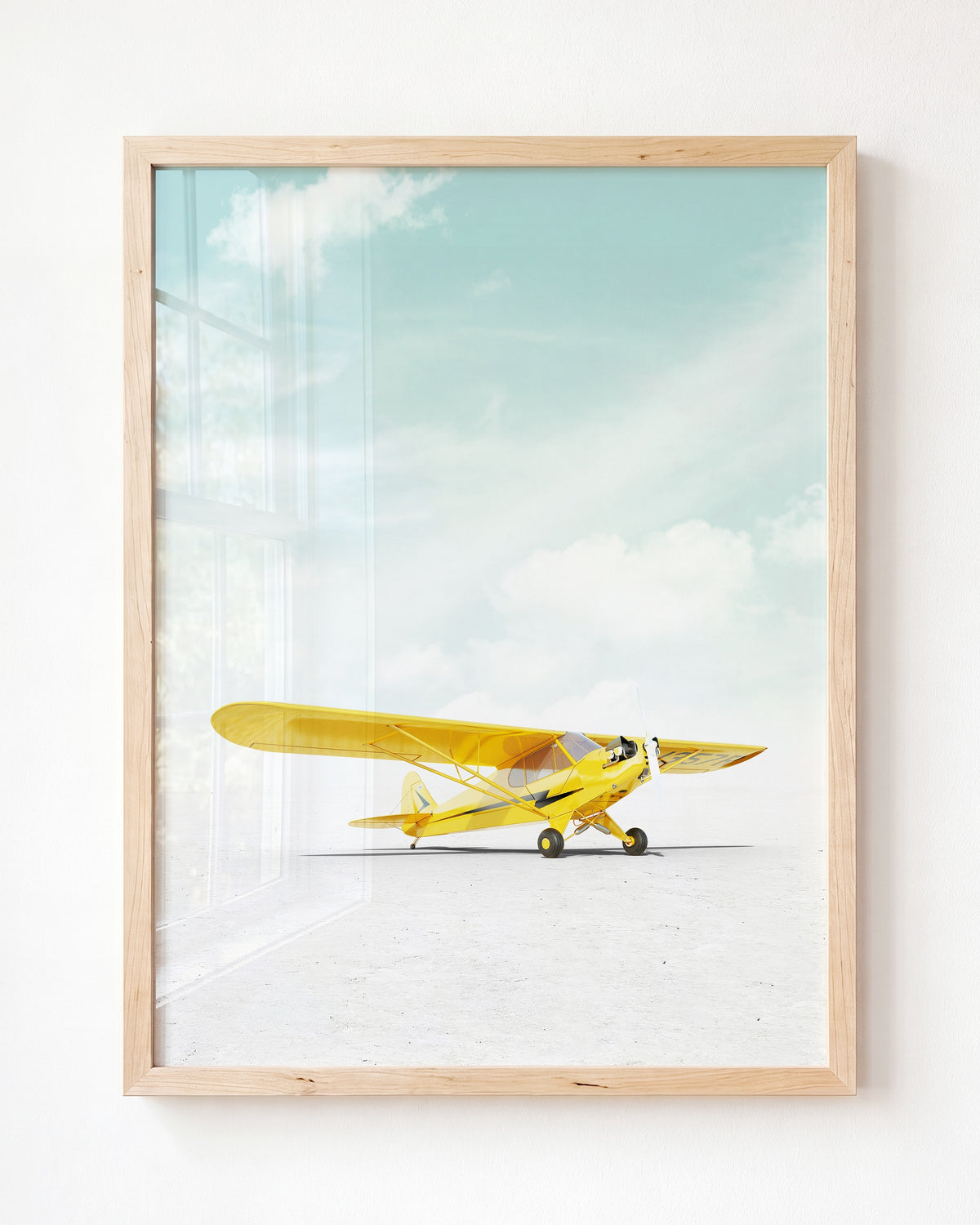 Piper J-3 Cub Airplane – Framed
