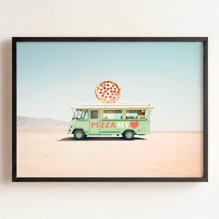 Pizza My Heart Food Truck Art