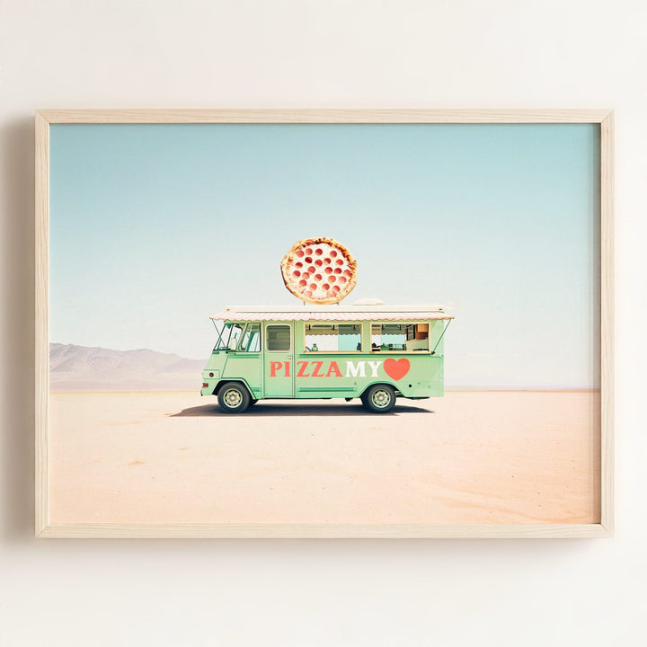 Pizza My Heart Food Truck Art