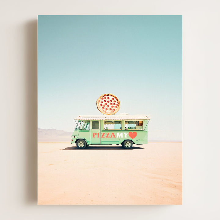 Pizza My Heart Food Truck Art