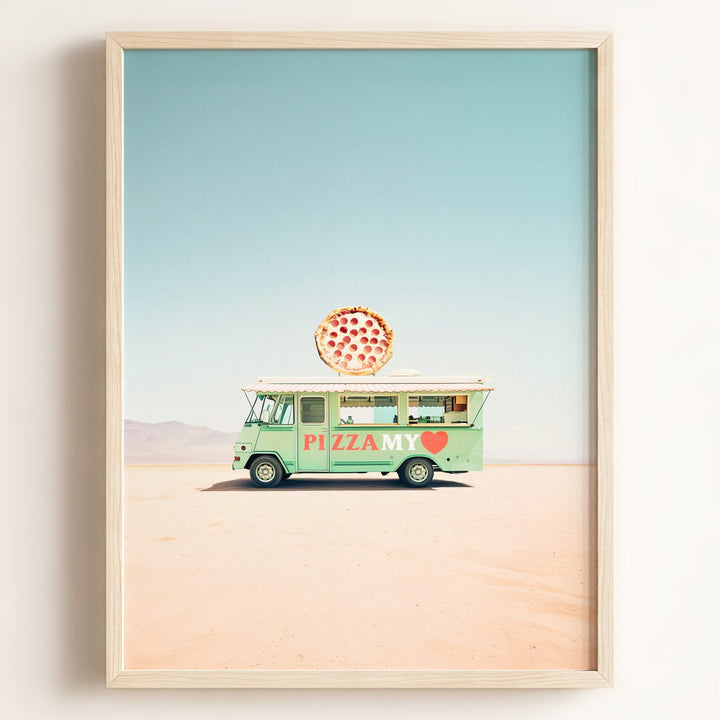 Pizza My Heart Food Truck Art