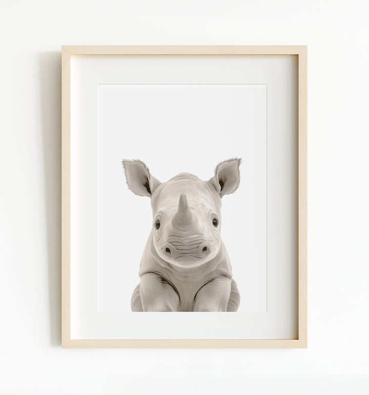 Baby Safari Animals Nursery Decor - African Animals Set of 6 Prints