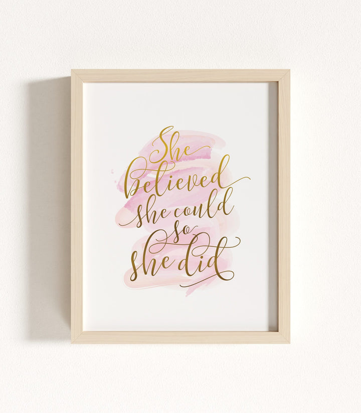 She Believed She Could