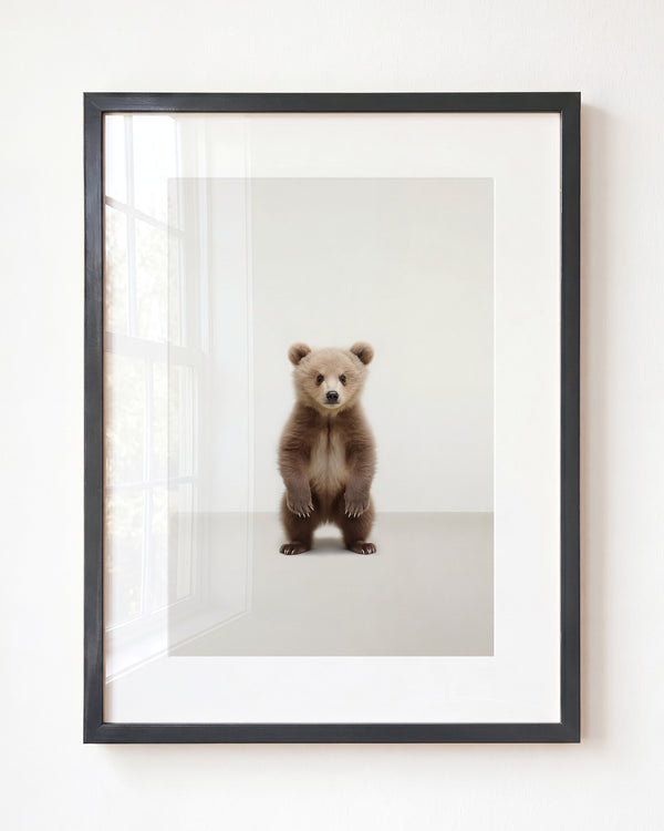 Studio Bear Art Print — Framed
