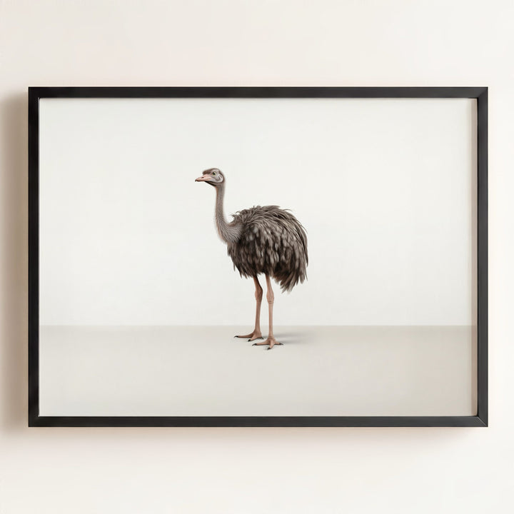 Studio Ostrich Art Print