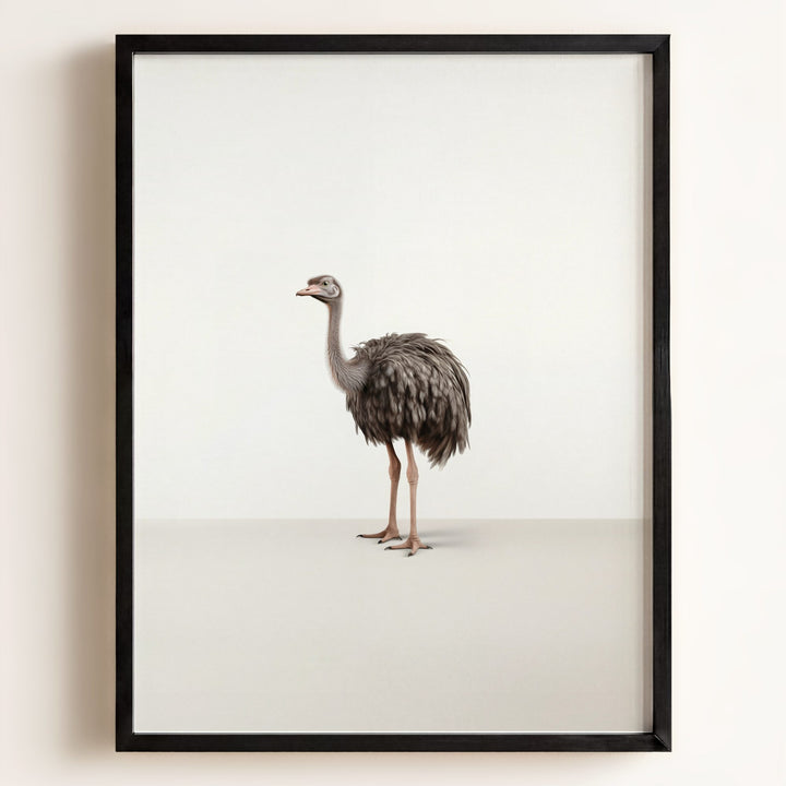 Studio Ostrich Art Print