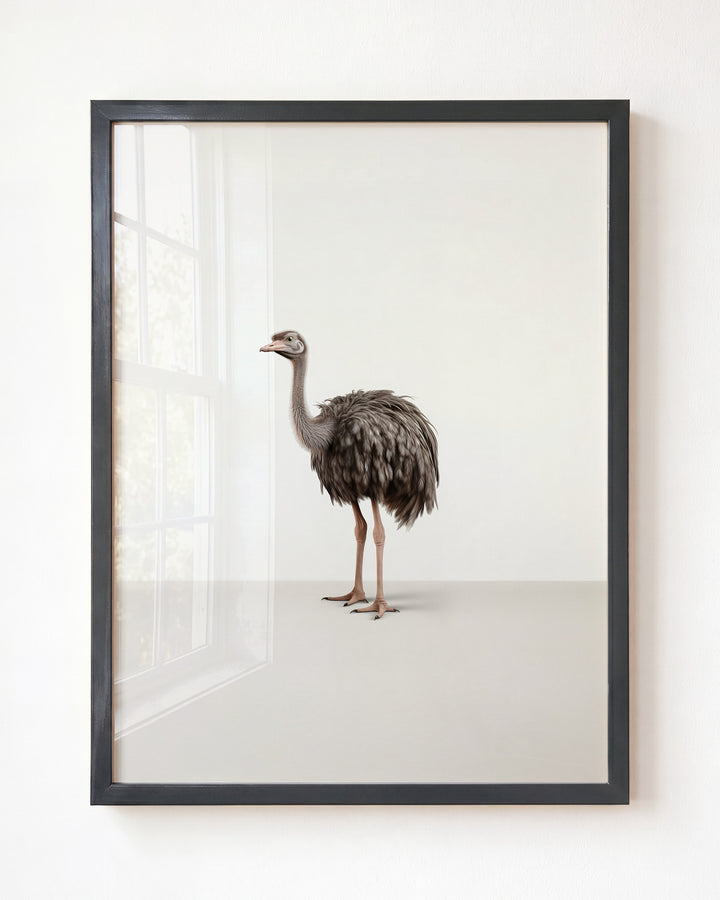 Studio Ostrich Art Print
