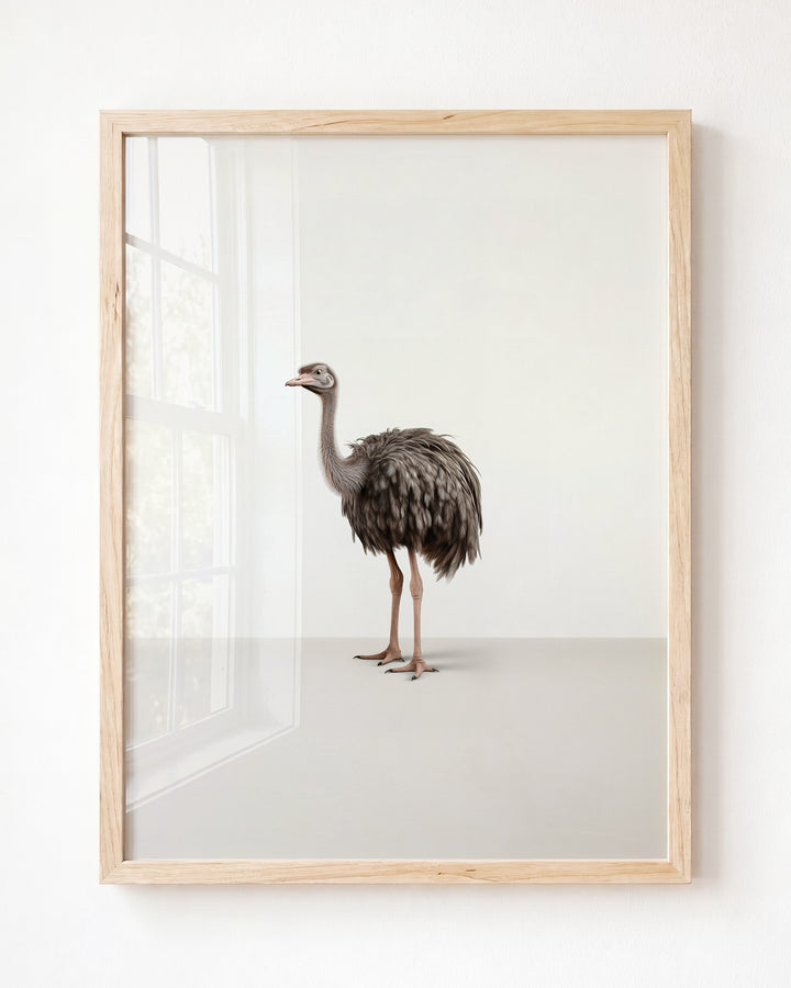 Studio Ostrich Art Print