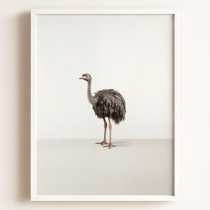 Studio Ostrich Art Print