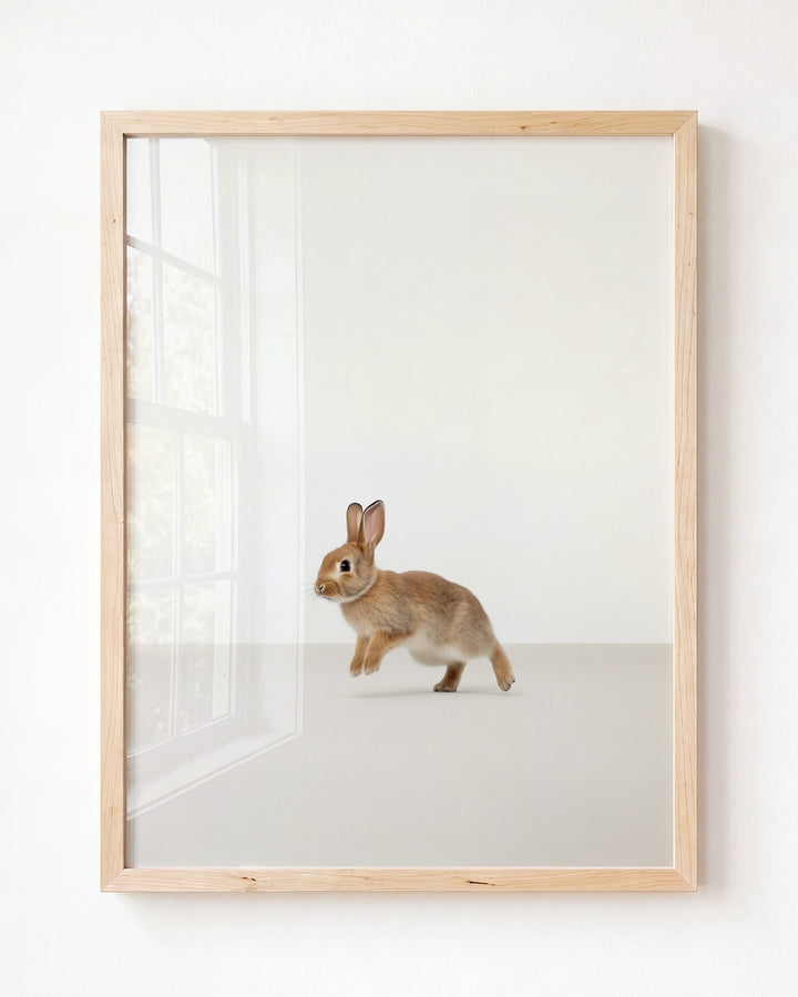 Studio Rabbit Art Print
