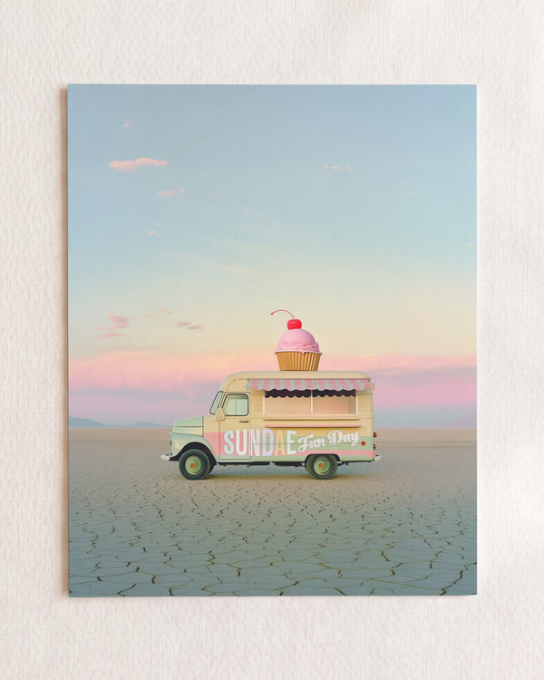 Sundae Fun Day Food Truck Art