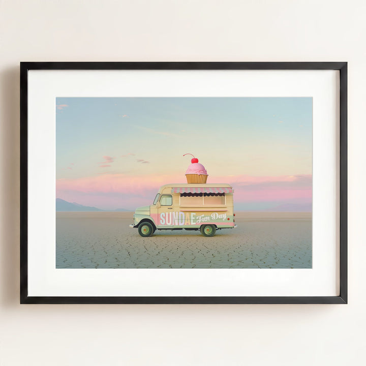 Sundae Fun Day Food Truck Art