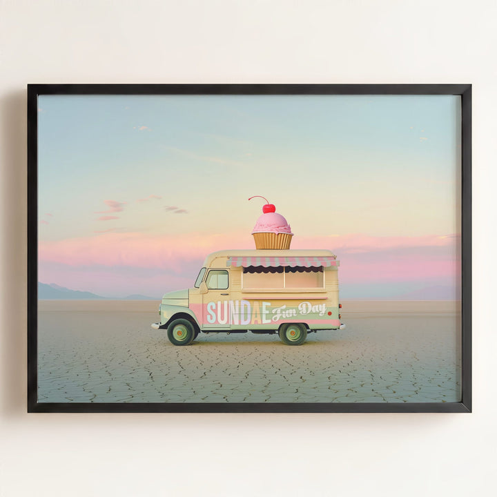 Sundae Fun Day Food Truck Art
