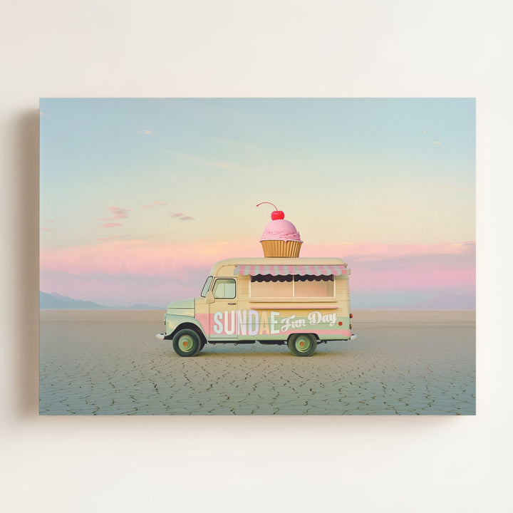 Sundae Fun Day Food Truck Art