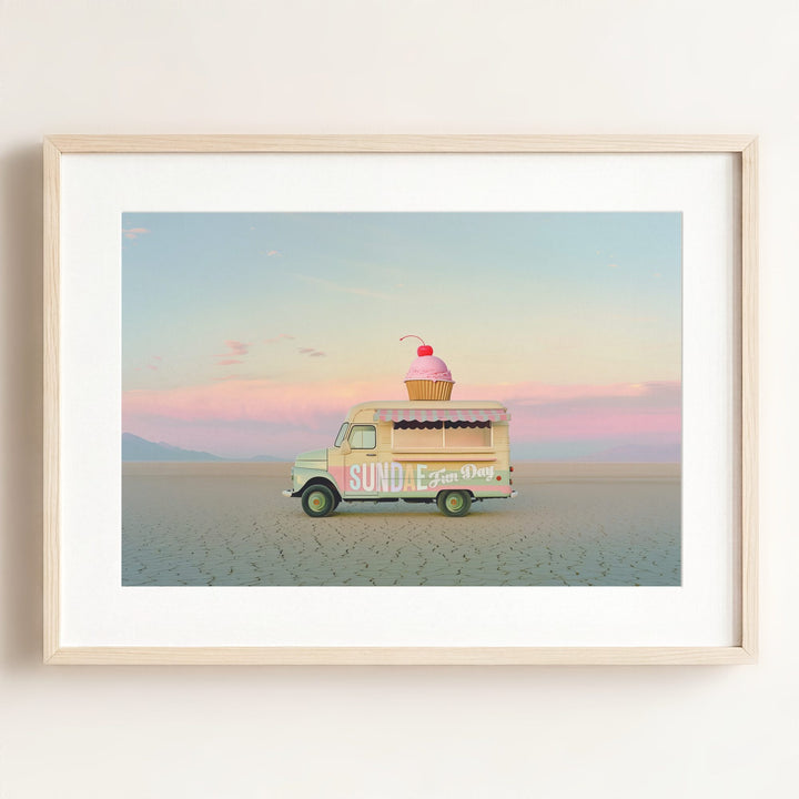 Sundae Fun Day Food Truck Art